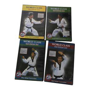 EUC World Class Tae Kwon Do 4 Disk Training DVD's